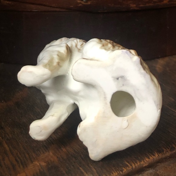 VINTAGE Rough Collie Dog Figurine Collectible/ Cake Top- Hand Painted Bone China - Picture 4 of 14